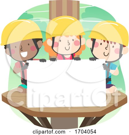 Kids Tree Platform Harness Board Illustration by BNP Design Studio