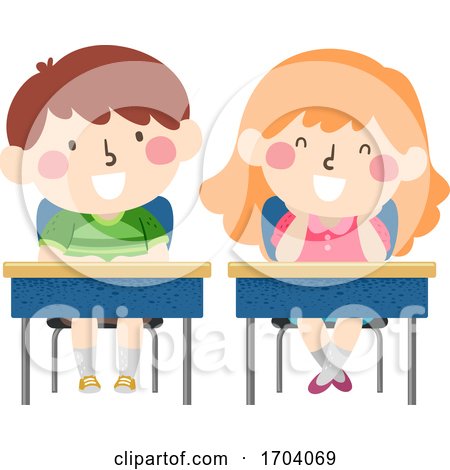 Kids Friend Seatmate Illustration by BNP Design Studio