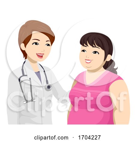Teen Girl Fat Asian Doctor Illustration by BNP Design Studio