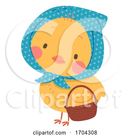 Mascot Easter Chick Sweden Illustration by BNP Design Studio