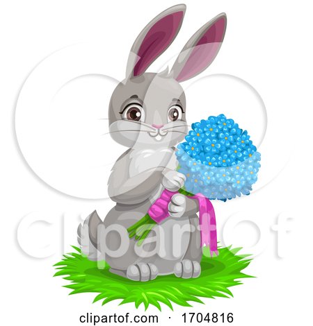 Easter Bunny Rabbit by Vector Tradition SM