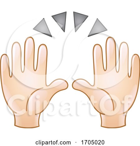 Clapping or Raised Emoji Hands by yayayoyo