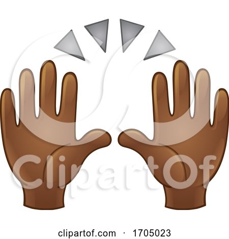 Clapping or Raised Emoji Hands by yayayoyo