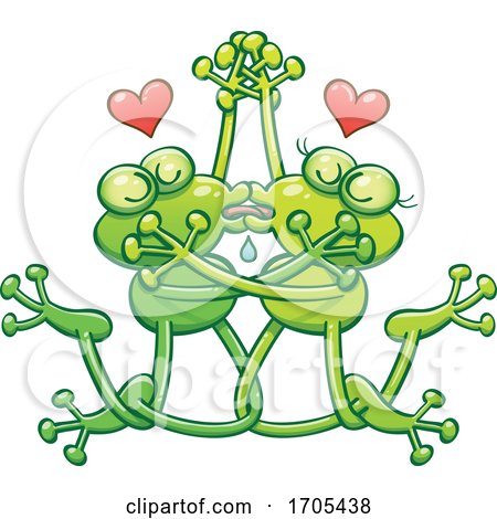 Tangled Kissing Frogs by Zooco