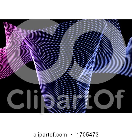 Abstract Halftone Dots Background by KJ Pargeter