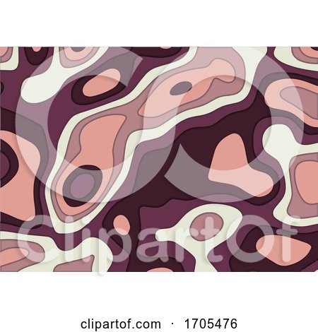 Abstract Paper Cut Style Topography Design by KJ Pargeter