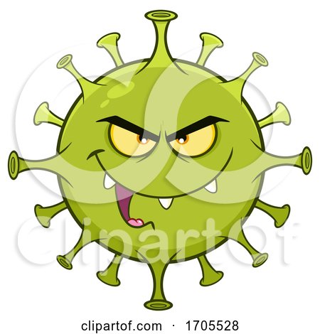 Coronavirus Mascot Character by Hit Toon