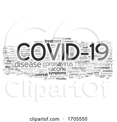 Coronavirus Word Collage by MacX