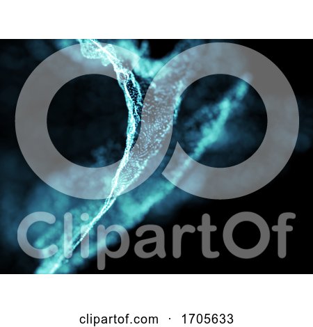 3D Abstract Particles Background with Shallow Depth of Field by KJ Pargeter
