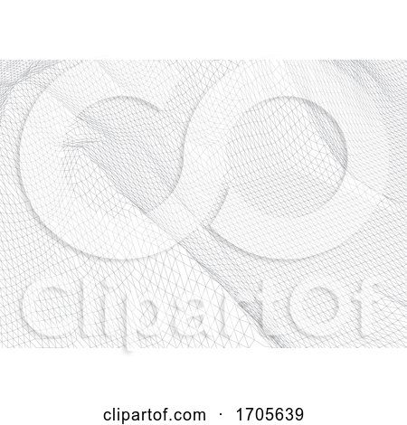 Abstract Background with Wireframe Terrain in Black and White by KJ Pargeter
