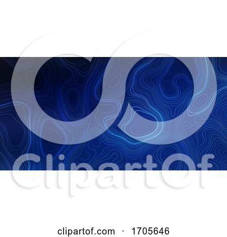 Banner Background with an Abstract Topography Design by KJ Pargeter