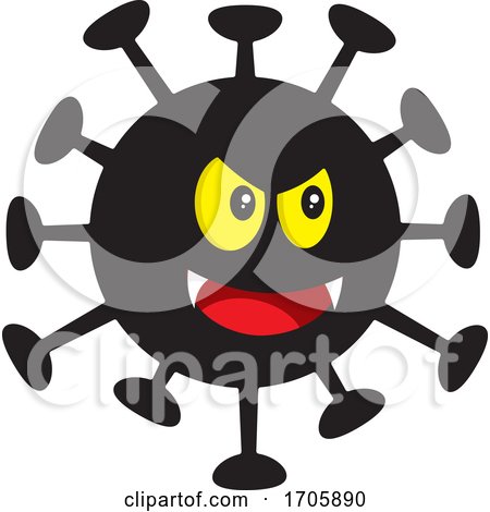 Evil Black Coronavirus by Any Vector