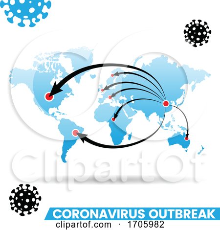 Coronavirus Outbreak Map by cidepix