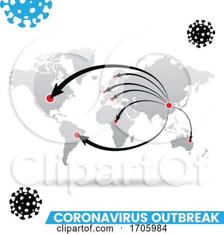 Coronavirus Outbreak Map by cidepix