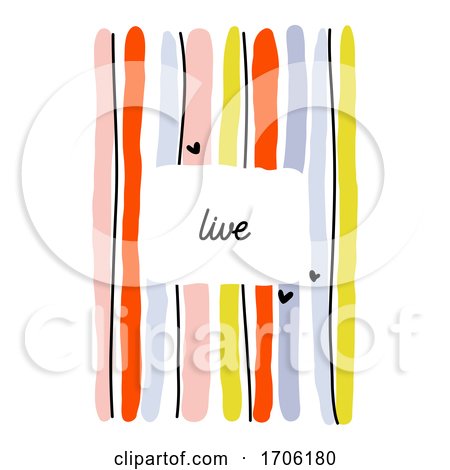 Creative Design Template with Abstract Colorful Lines by elena