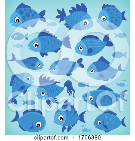 Blue Fish by visekart