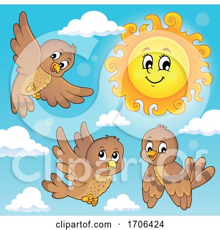 Happy Birds by visekart