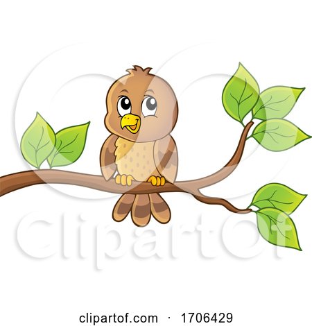 Cute Happy Bird by visekart