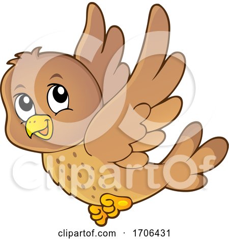 Cute Happy Bird by visekart
