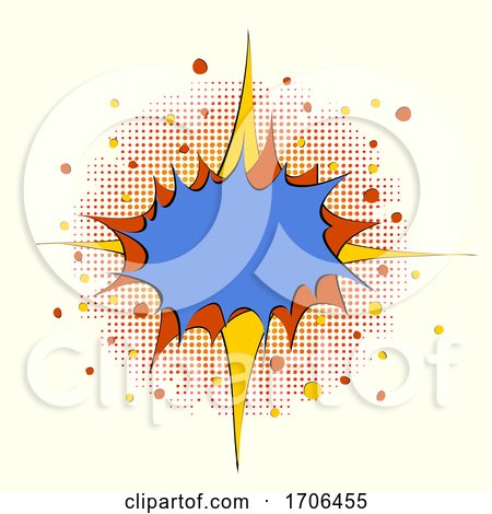 Hand Drawn Explosion Star Burst Copy Space by elaineitalia