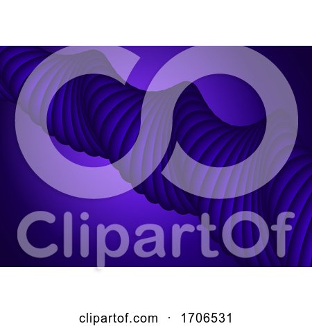 Abstract Design Background with Purple 3D Shape by KJ Pargeter