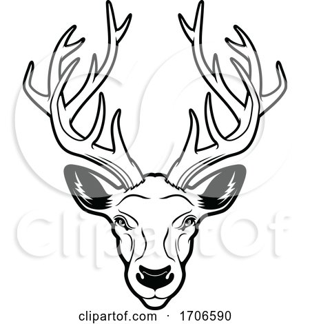 Tough Buck Deer Mascot by Vector Tradition SM
