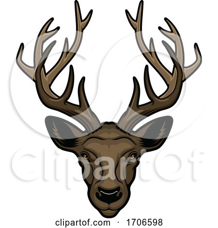 Tough Buck Deer Mascot by Vector Tradition SM