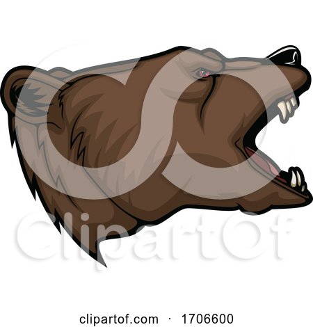 Tough Bear Mascot by Vector Tradition SM