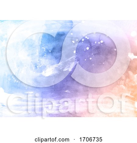 Pastel Coloured Detailed Watercolour Texture Background by KJ Pargeter
