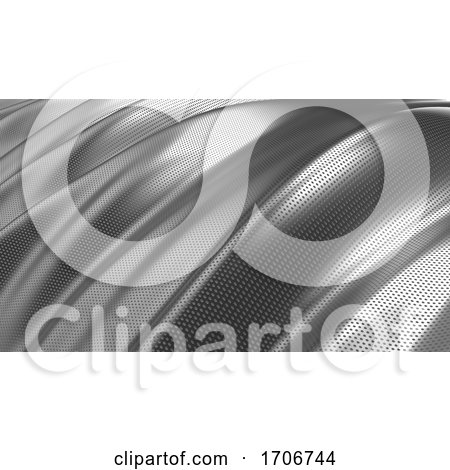 Silver Cloth Abstract Background by KJ Pargeter