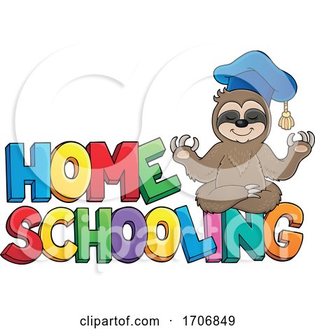 Home Schooling Design with a Sloth by visekart