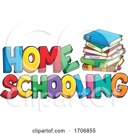 Home Schooling Design with Books by visekart