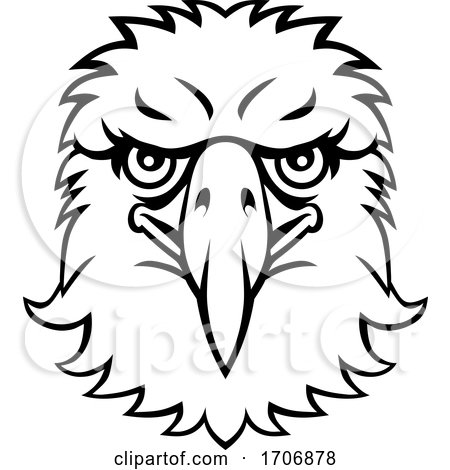 Eagle Mascot Cartoon Character by AtStockIllustration