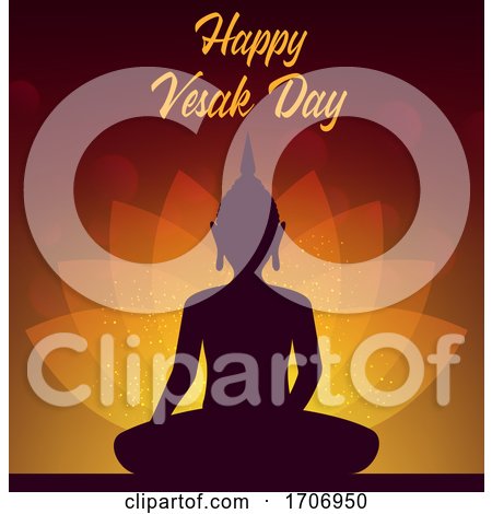 Buddha Vesak Day by Vector Tradition SM
