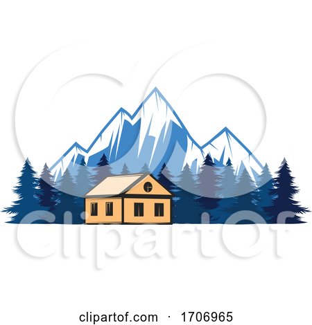 Church and Mountains Logo by Vector Tradition SM