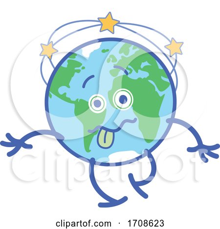 Cartoon Dizzy Earth by Zooco
