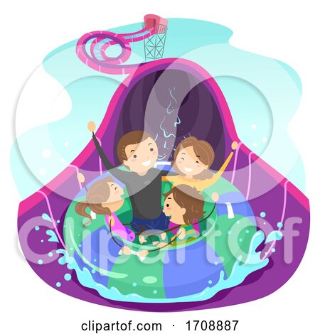 Stickman Family Floater Slide Illustration by BNP Design Studio