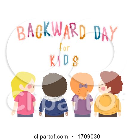 Kids Backward Day Illustration by BNP Design Studio