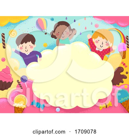 Kids Sweets Colorful Frame Illustration by BNP Design Studio