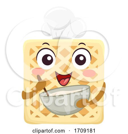 Mascot Waffle Bake Illustration by BNP Design Studio