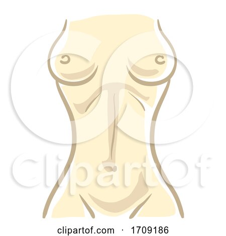 Body Torso Woman Naked Illustration by BNP Design Studio