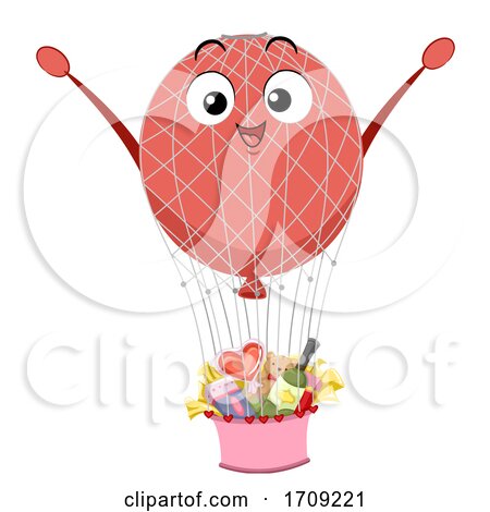 Mascot Balloon Netting Illustration by BNP Design Studio