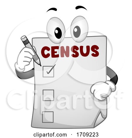 Mascot Census Paper Illustration by BNP Design Studio