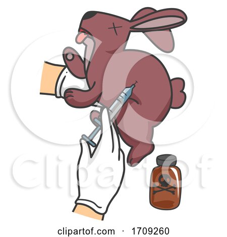 Poison Rabbit Wildlife Crime Illustration by BNP Design Studio