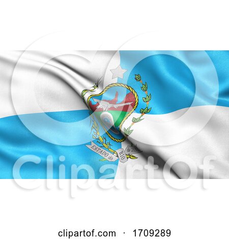 Rio De Janeiro Flag Waving in the Wind Brazilian Federate State Flag. by stockillustrations