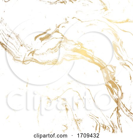 Marble Texture Background in Gold and White by KJ Pargeter
