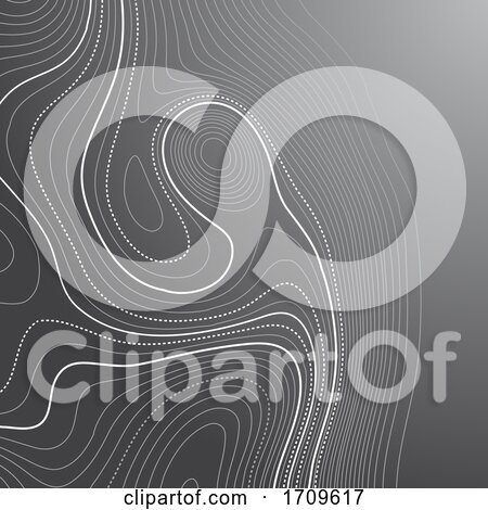 Abstract Background with a Contour Topography Design by KJ Pargeter