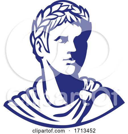 Bust of Roman Emperor Caesar by patrimonio