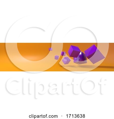 3D Geometric Abstract Background by KJ Pargeter