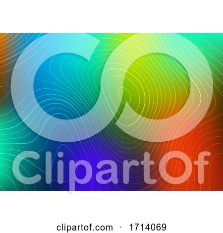 Abstract Background with a Contour Map Design by KJ Pargeter